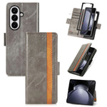 CASENEO For Samsung Galaxy Z Fold8 Ultra Phone Cases PU Leather Cover Stand with RFID Blocking Wallet