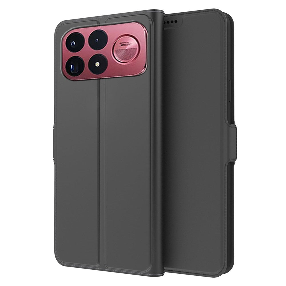 For Xiaomi Redmi K100 Pro Max 5G (China)  /  Redmi K100 Pro 5G (China) Case Shockproof TPU Inner Shell Leather Phone Cover Card Slot