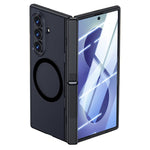 Samsung Galaxy Z Fold8 Ultra magnetisk cover med HD-klar hærdet glasfilm og dobbelt støttefunktion, PC + TPU-mobilcover