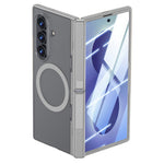 Samsung Galaxy Z Fold8 Ultra magnetisk cover med HD-klar hærdet glasfilm og dobbelt støttefunktion, PC + TPU-mobilcover