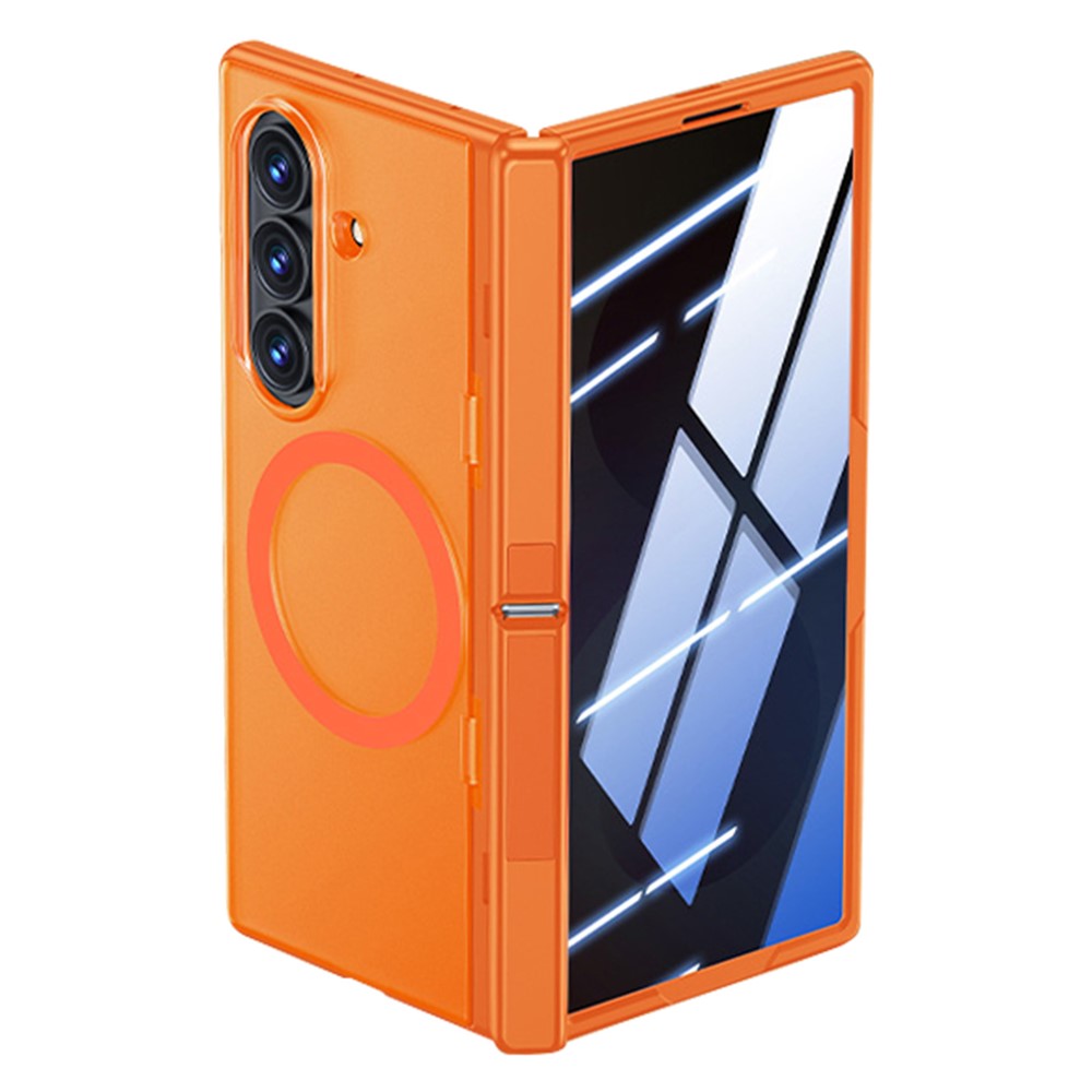 For Samsung Galaxy Z Fold8 Ultra Magnetic Case with Anti-Spy Tempered Glass Screen Protector Dual Kickstand PC + TPU Phone Cover