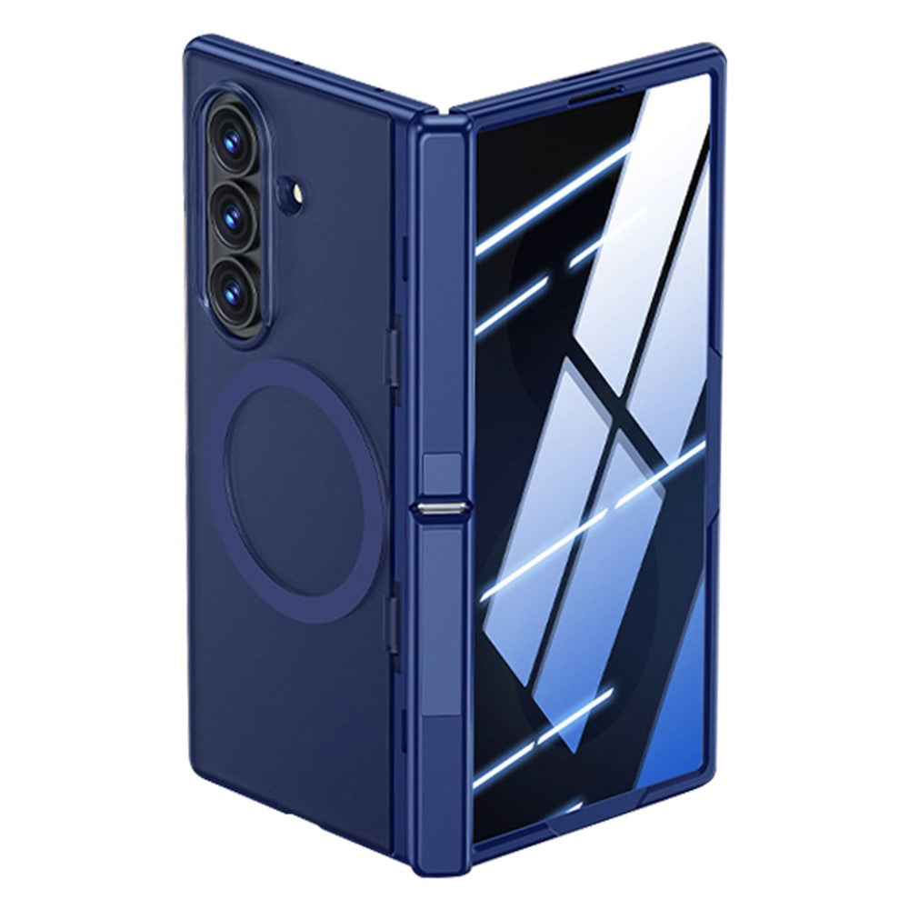 For Samsung Galaxy Z Fold8 Ultra Magnetic Case with Anti-Spy Tempered Glass Screen Protector Dual Kickstand PC + TPU Phone Cover