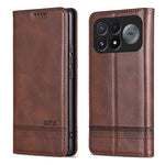 AZNS Phone Case for Xiaomi Poco F9 Pro 5G / Redmi K100 Pro 5G Cowhide Texture PU Leather Wallet Phone Cover