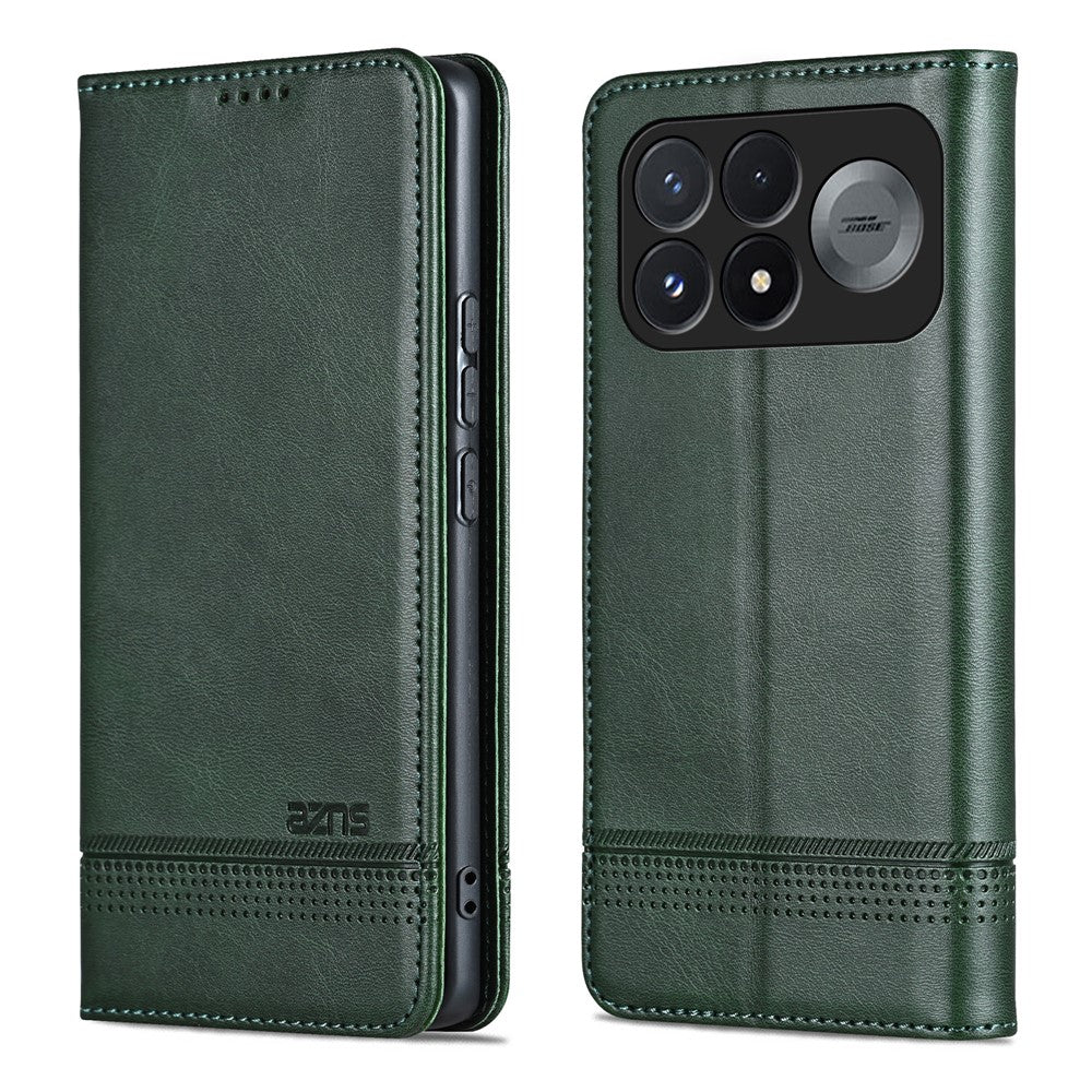 AZNS Phone Case for Xiaomi Poco F9 Pro 5G / Redmi K100 Pro 5G Cowhide Texture PU Leather Wallet Phone Cover