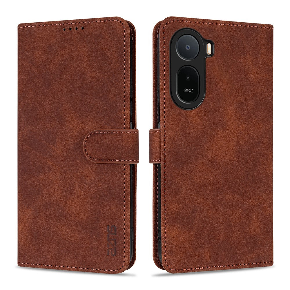 AZNS For Xiaomi Poco C85x 5G / Redmi A7 Pro 4G (171.56mm) / A7 Pro 5G Case PU Leather Wallet Phone Cover