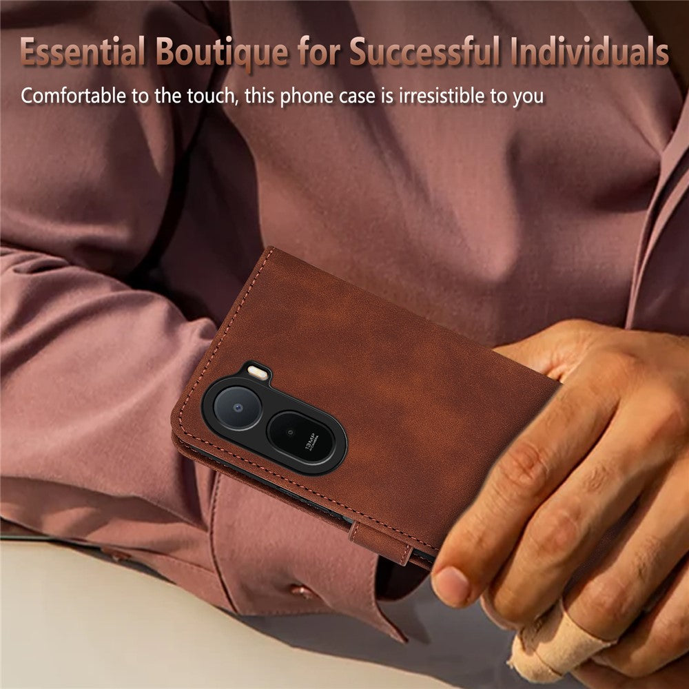 AZNS For Xiaomi Poco C85x 5G / Redmi A7 Pro 4G (171.56mm) / A7 Pro 5G Case PU Leather Wallet Phone Cover