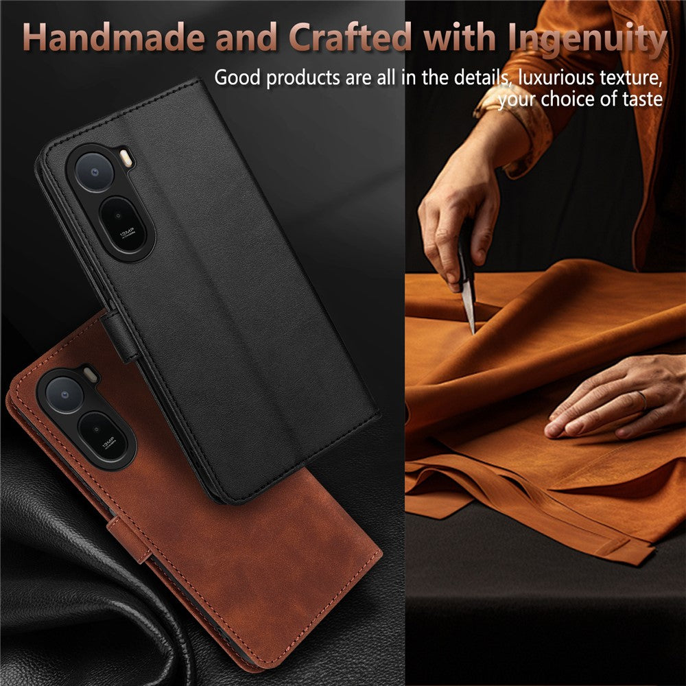 AZNS For Xiaomi Poco C85x 5G / Redmi A7 Pro 4G (171.56mm) / A7 Pro 5G Case PU Leather Wallet Phone Cover