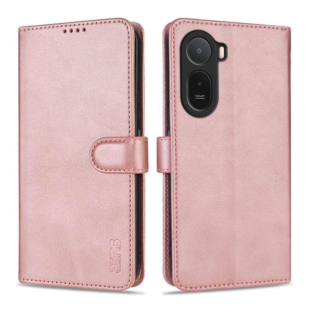 AZNS For Xiaomi Poco C85x 5G / Redmi A7 Pro 4G (171.56mm) / A7 Pro 5G Case PU Leather Wallet Phone Cover