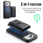 MAGKING K5 til iPhone 18 Pro Max / 17 Pro Max Cover RFID-blokerende Pung med 8 Kort Lommer i PU-læder bagcover