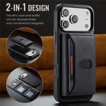 MAGKING K5 til iPhone 18 Pro Max / 17 Pro Max Cover RFID-blokerende Pung med 8 Kort Lommer i PU-læder bagcover