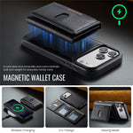 MAGKING K5 til iPhone 18 Pro Max / 17 Pro Max Cover RFID-blokerende Pung med 8 Kort Lommer i PU-læder bagcover