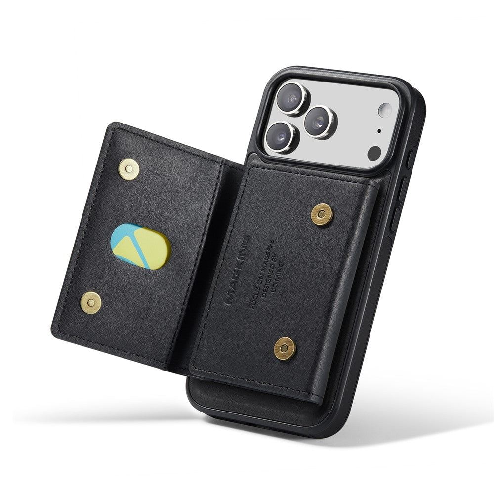 MAGKING K5 til iPhone 18 Pro Max / 17 Pro Max Cover RFID-blokerende Pung med 8 Kort Lommer i PU-læder bagcover