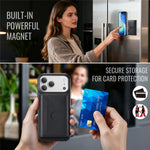 MAGKING K5 til iPhone 18 Pro Max / 17 Pro Max Cover RFID-blokerende Pung med 8 Kort Lommer i PU-læder bagcover