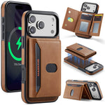 MAGKING K5 til iPhone 18 Pro Max / 17 Pro Max Cover RFID-blokerende Pung med 8 Kort Lommer i PU-læder bagcover