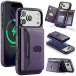 MAGKING K5 til iPhone 18 Pro Max / 17 Pro Max Cover RFID-blokerende Pung med 8 Kort Lommer i PU-læder bagcover