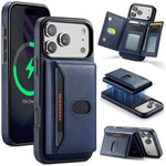 MAGKING K5 til iPhone 18 Pro Max / 17 Pro Max Cover RFID-blokerende Pung med 8 Kort Lommer i PU-læder bagcover