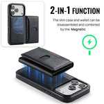 MAGKING K5 for iPhone 18 Pro / 17 Pro Case RFID Blocking 8 Card Holder PU Leather Phone Back Cover