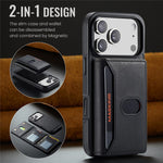 MAGKING K5 for iPhone 18 Pro / 17 Pro Case RFID Blocking 8 Card Holder PU Leather Phone Back Cover