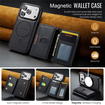 MAGKING K5 for iPhone 18 Pro / 17 Pro Case RFID Blocking 8 Card Holder PU Leather Phone Back Cover