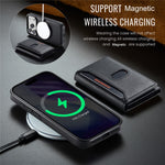 MAGKING K5 for iPhone 18 Pro / 17 Pro Case RFID Blocking 8 Card Holder PU Leather Phone Back Cover