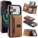 MAGKING K5 for iPhone 18 Pro / 17 Pro Case RFID Blocking 8 Card Holder PU Leather Phone Back Cover