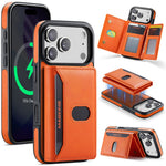 MAGKING K5 for iPhone 18 Pro / 17 Pro Case RFID Blocking 8 Card Holder PU Leather Phone Back Cover