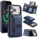 MAGKING K5 for iPhone 18 Pro / 17 Pro Case RFID Blocking 8 Card Holder PU Leather Phone Back Cover