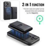 MAGKING K5 for iPhone 18 / 17 Case RFID Blocking 8 Card Holder PU Leather Phone Back Cover