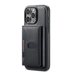MAGKING K5 til iPhone 16 Pro Cover RFID Blokerende 8 Kortlommer PU Læder Telefon Bagside Cover