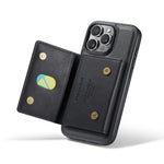 MAGKING K5 til iPhone 16 Pro Cover RFID Blokerende 8 Kortlommer PU Læder Telefon Bagside Cover