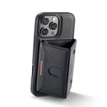MAGKING K5 til iPhone 16 Pro Cover RFID Blokerende 8 Kortlommer PU Læder Telefon Bagside Cover