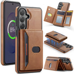 MAGKING K5 til Samsung Galaxy S26 FE Cover RFID-blokerende 8 kortholder PU-lædertelefonbagcover