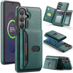 MAGKING K5 til Samsung Galaxy S26 FE Cover RFID-blokerende 8 kortholder PU-lædertelefonbagcover