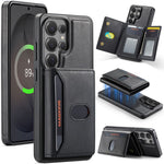 MAGKING K5 for Samsung Galaxy S26 Ultra Case RFID Blocking 8 Card Holder PU Leather Phone Back Cover