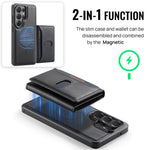 MAGKING K5 for Samsung Galaxy S26 Ultra Case RFID Blocking 8 Card Holder PU Leather Phone Back Cover