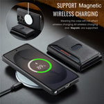 MAGKING K5 for Samsung Galaxy S26 Ultra Case RFID Blocking 8 Card Holder PU Leather Phone Back Cover