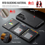 MAGKING K5 for Samsung Galaxy S26 Ultra Case RFID Blocking 8 Card Holder PU Leather Phone Back Cover