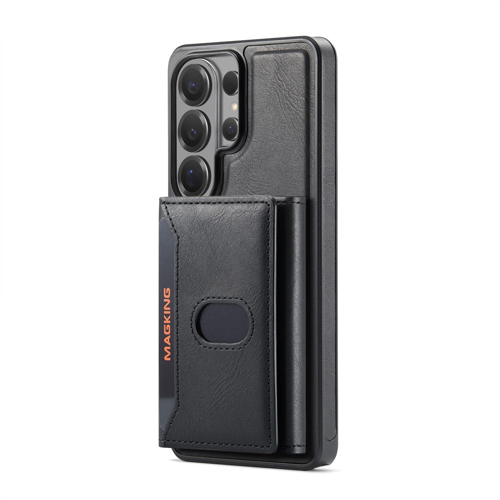 MAGKING K5 for Samsung Galaxy S26 Ultra Case RFID Blocking 8 Card Holder PU Leather Phone Back Cover