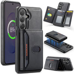 MAGKING K5 til Samsung Galaxy S24 FE Etui RFID-blokerende 8-kortholder PU-læder telefonbagcover