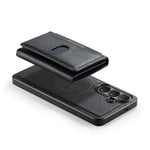 MAGKING K5 til Samsung Galaxy S24 FE Etui RFID-blokerende 8-kortholder PU-læder telefonbagcover