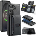 MAGKING K5 for Samsung Galaxy S24 Case RFID Blocking 8 Card Holder PU Leather Phone Back Cover