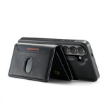 MAGKING K5 for Samsung Galaxy S24 Case RFID Blocking 8 Card Holder PU Leather Phone Back Cover