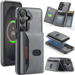 MAGKING K5 for Samsung Galaxy S24+ Case RFID Blocking 8 Card Holder PU Leather Phone Back Cover
