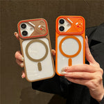For iPhone 16 TPU+PC Phone Case Compatible with MagSafe Clear Back Cover