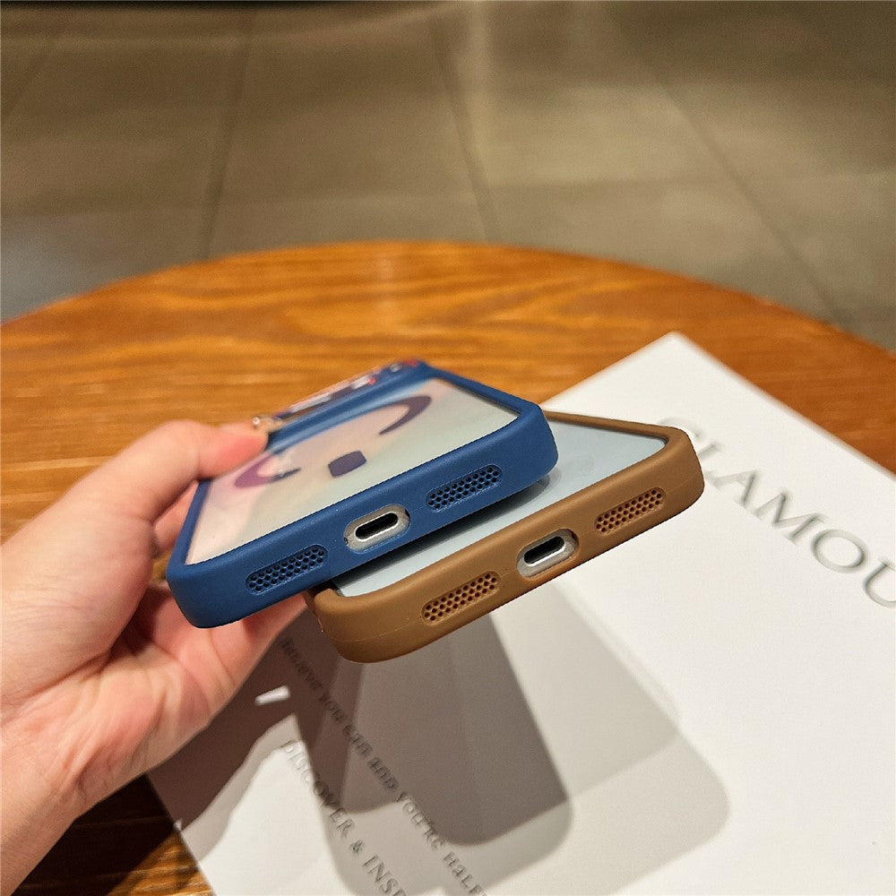 For iPhone 18 Pro / 17 Pro TPU+PC Phone Case Compatible with MagSafe Clear Back Cover