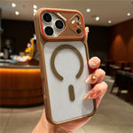 For iPhone 18 Pro Max / 17 Pro Max TPU+PC Phone Case Compatible with MagSafe Clear Back Cover