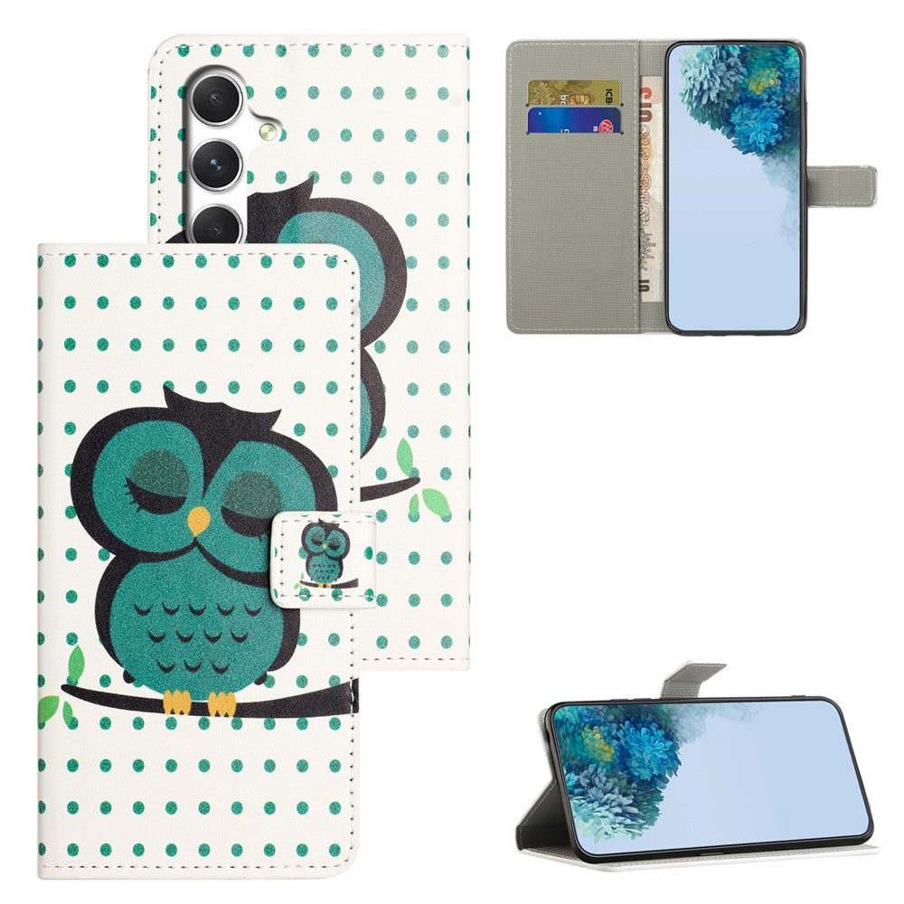 For Samsung Galaxy S26 FE Case Pattern Print PU Leather Wallet Phone Cover
