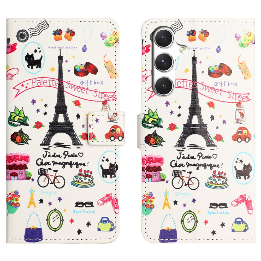 For Samsung Galaxy S26 FE Case Pattern Print PU Leather Wallet Phone Cover