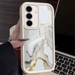 Til Samsung Galaxy A57 5G Cover Marmor Mønster Kamera Beskyttelse Fuld Dækning TPU Telefon Cover