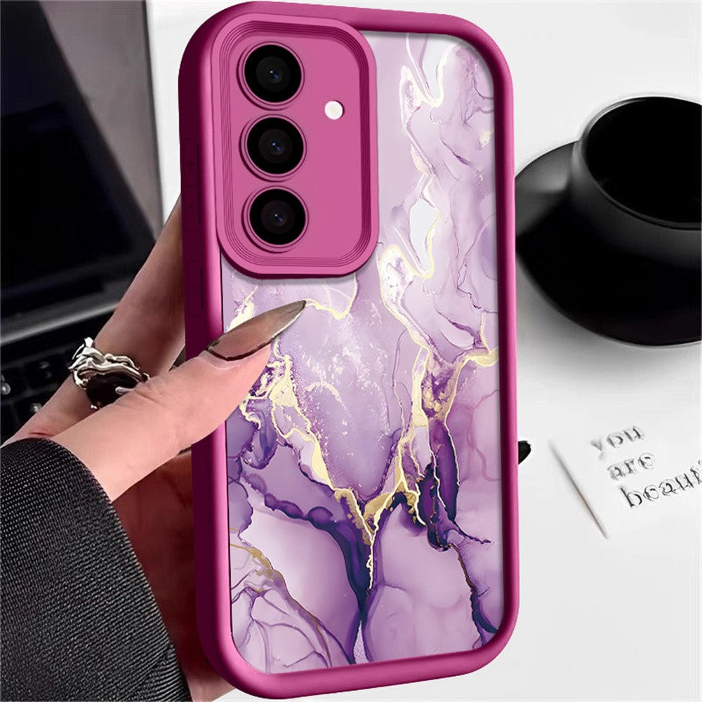 For Samsung Galaxy A36 5G / A56 5G Case Marble Pattern Camera Protection Full Coverage TPU Phone Cover